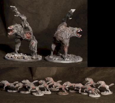 zombicide black plague wolves by bobflow