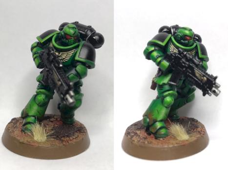 Salamanders Space Marine by Bjjspider