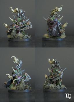 Death Guard Lord of Cantagion by P4Painting