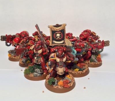 Blood Angels Chapter Space Marines by Peeshpaints