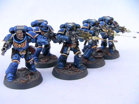 Intercessor squad Ultramarines Primaris by Ganjalf