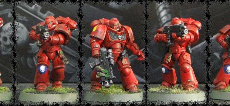 Blood Angel Primaris Intercessor Squad by P4Painting