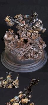 Warboss on Motorbike by Mardeus