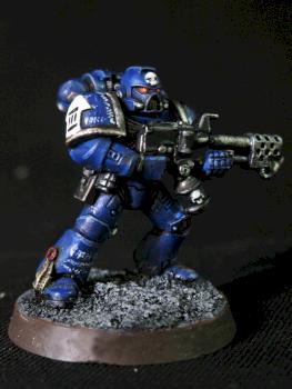 Space Marine with Flamer by WYarikW