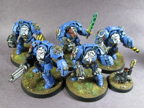 Ultramarines terminators by mikecarrero