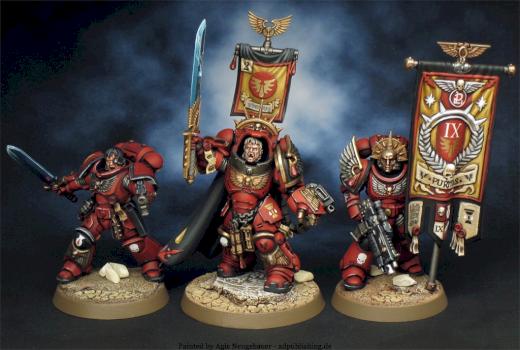 Blood Angels Primaris Command Group by Agis