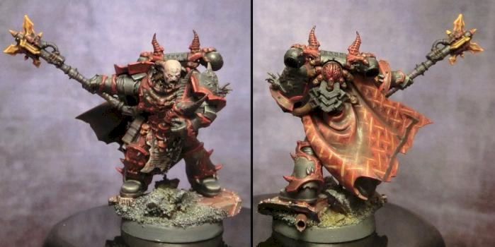 Chosen Chaos Space Marine with Powermaul by Prometheus