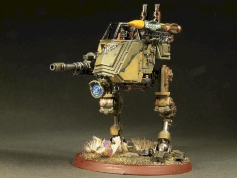 Imperial Guard Sentinel. Customised and modified version of Catachan walker. by Finecraftpoland