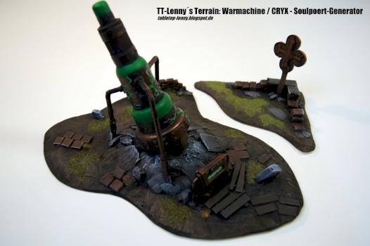 WARMACHINE TERRAIN: CRYX POWER GENERATOR by Tabletop-Lenny