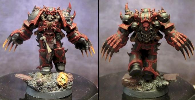 Chosen Chaos Space Marine with Powerclaws by Prometheus