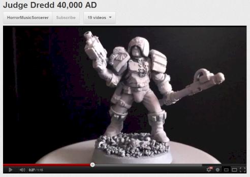 Judge Dredd 40.000 AD (Necromunda Adeptus Arbite) by trenchfoot