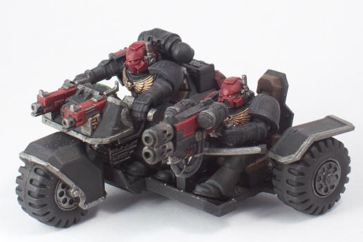 Space Marine Attack Bike by cpyke