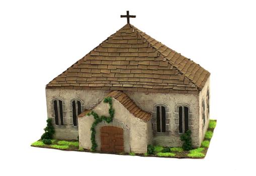 15mm scale pizza box church by warcry studio