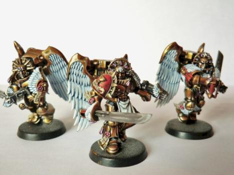 blood angel sanguinary guard by Kassnain