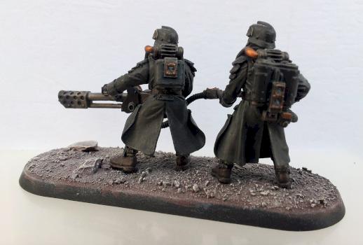Death Korps of Krieg Grenadier Heavy Flamer Team by pig of sparta