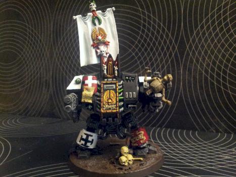 Black Templars Dreadnought (Black Reach Conversion) by Matze13