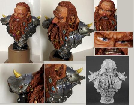Reaper Dwarf bust The Grudge by Byteknight
