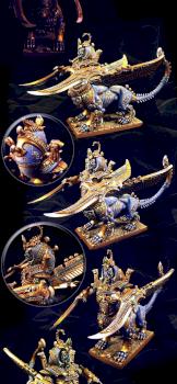 Necrosphinx Asimar, Tomb Kings, Khemri, Undead, Light LED by Strigoi85