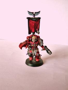 blood angel sergent by Kassnain