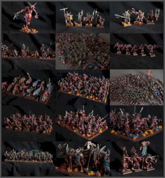 Beastmen Army by Czopsquad