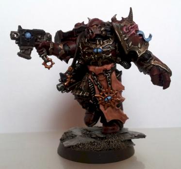 Sons of Burning Flame Traitor Marine by pig of sparta