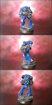 Tactical Ultramarine Space Marine by il_mix