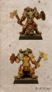 CHAMPION OF NURGLE WITH AXE by loris