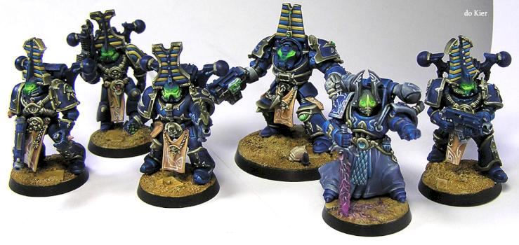 1000 Sons squad with Sorcerer by Do Kier