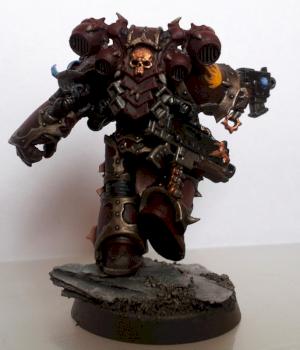 Sons of Burning Flame Traitor Marine by pig of sparta