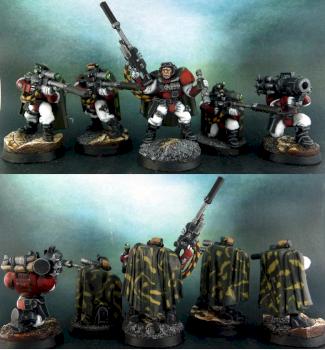 Blood Angels Scout Squad by Bacms