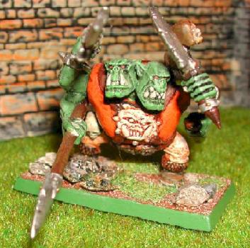 Geminon, the two-heads ork by Helium