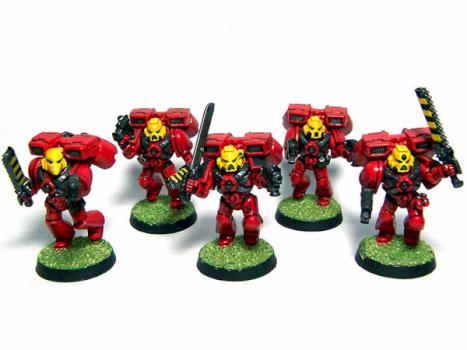 Blood Angels Assault Squad by tahrikmili