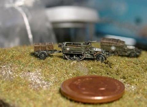 6mm 1/285 USA M3 Halftrack by GHQ by pushbike
