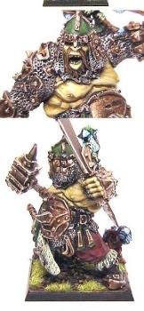 Ogre Tyrant with Smurfy Gnoblars by Mollo