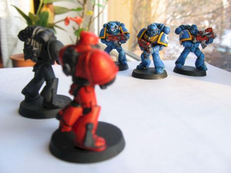 Space Marines Ultramarines by poniat