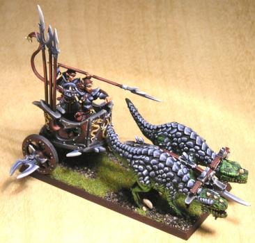 Dark Elves Cold Ones Chariot by franz76