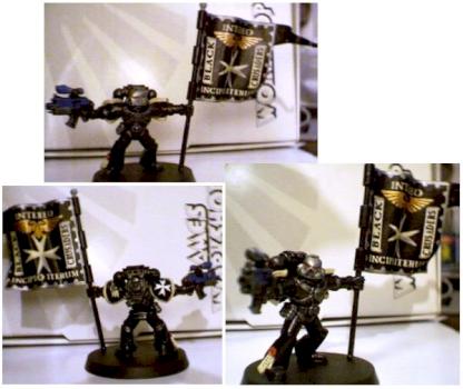 Chapter Standard Bearer, Black Crusaders chapter by Selezen