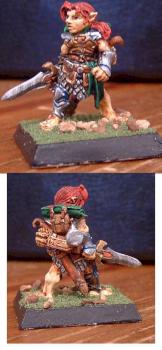 Halfling Warrior by Dr. Fishopolis