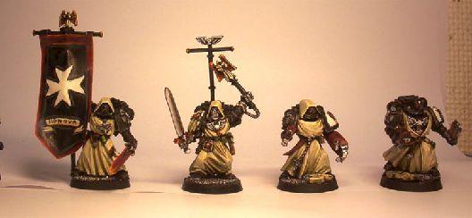 BT chaplain + vet. marines by black crusade