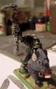 Savage Orc Shaman mounted on Boar by chissock