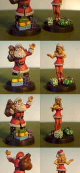 Santa and his Little Helper  by Copplestone Castings by smilie23