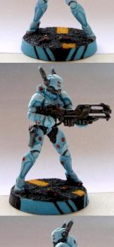 PanOceania Orc Trooper with Boarding Shotgun by Andarion