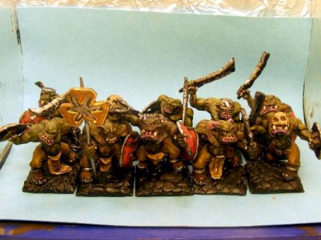 chaos dwarf's  ork-slave-unit by blitzkrieg bob