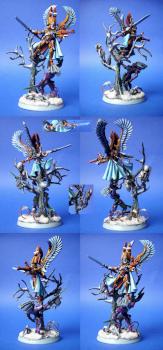 Eldar Autarch - Duel with the Archenemy by Munigrot