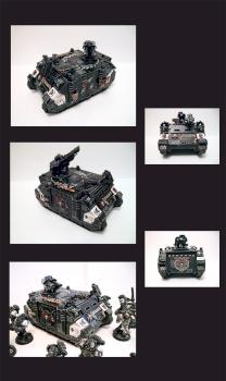 Black Templar's Razorback by Scott Edwards