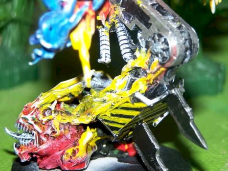 Daemon Prince of Tzeentch by psychoticbuzzsaw