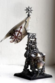 Chaos BSB of Khorne on Juggernaut by bamsemisbruker