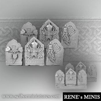 Wolf Decorated Plates set 4 by rene