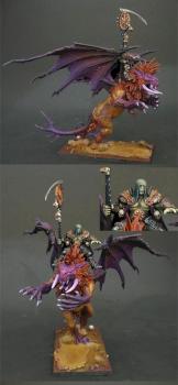Chaos Lord on Manticore - Storm of magic by thefigurecorner