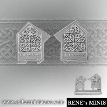Celtic Decorated Plates #3 by rene